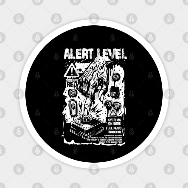 ALERT LEVEL Magnet by artslaves